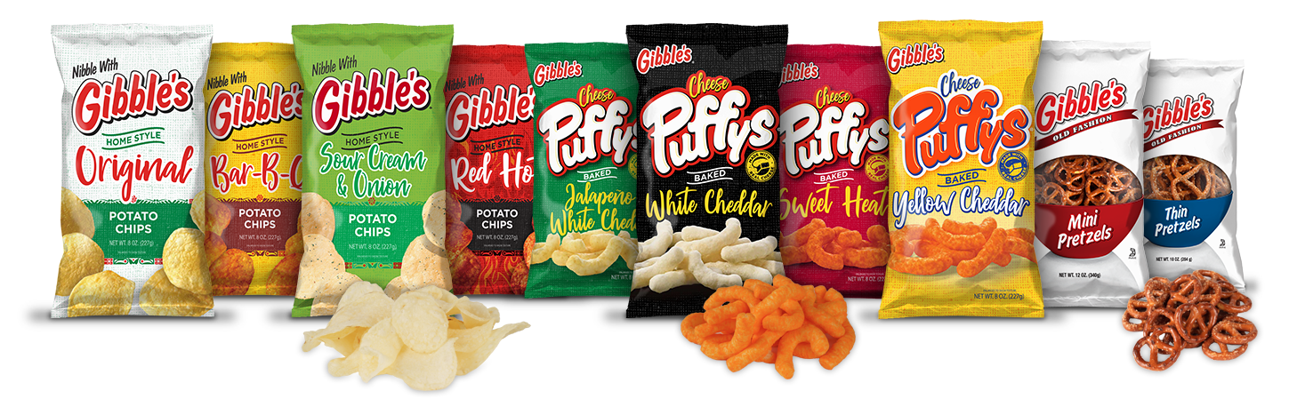 Gibble's Snacks Full Line