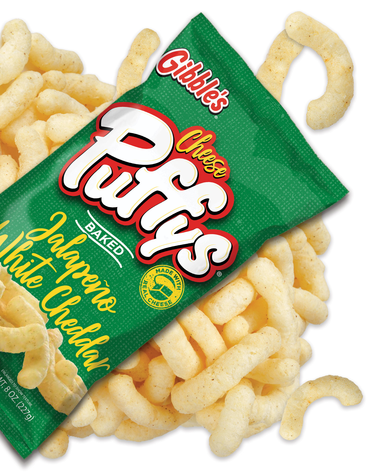 Gibble's Jalapeno White Cheddar Cheese Puffys