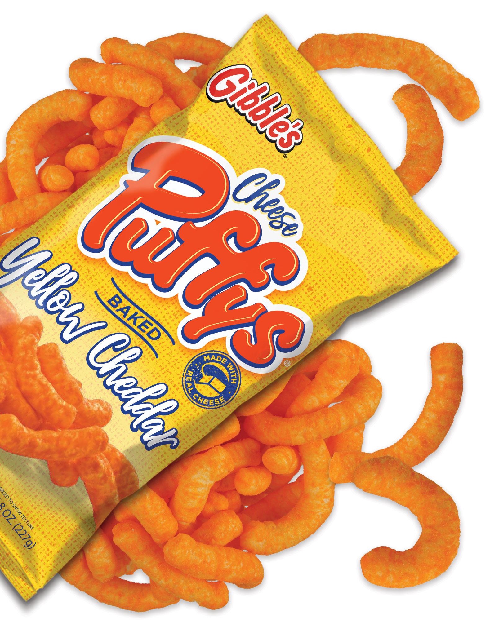 Gibble's Yellow Cheddar Cheese Puffys
